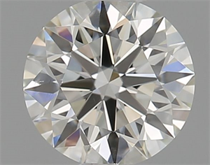 Picture of Natural Diamond 0.47 Carats, Round with Excellent Cut, J Color, VS1 Clarity and Certified by GIA