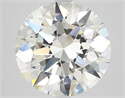 Natural Diamond 4.04 Carats, Round with Excellent Cut, H Color, VS1 Clarity and Certified by GIA