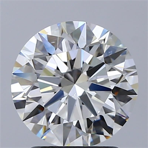 Picture of Natural Diamond 2.05 Carats, Round with Excellent Cut, I Color, VS2 Clarity and Certified by GIA