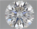 Natural Diamond 0.42 Carats, Round with Excellent Cut, H Color, VVS1 Clarity and Certified by GIA