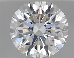 Picture of Natural Diamond 0.42 Carats, Round with Excellent Cut, H Color, VVS1 Clarity and Certified by GIA