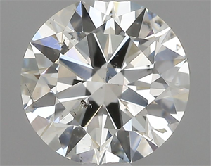 Picture of Natural Diamond 0.50 Carats, Round with Excellent Cut, J Color, SI1 Clarity and Certified by GIA