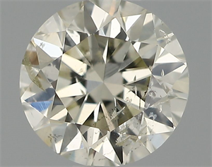 Picture of Natural Diamond 0.40 Carats, Round with Very Good Cut, J Color, I1 Clarity and Certified by IGI