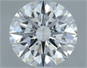 Natural Diamond 2.02 Carats, Round with Excellent Cut, F Color, VS2 Clarity and Certified by GIA