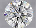 Natural Diamond 0.40 Carats, Round with Excellent Cut, I Color, SI1 Clarity and Certified by GIA