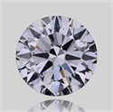 Natural Diamond 0.50 Carats, Round with Excellent Cut, H Color, SI2 Clarity and Certified by GIA