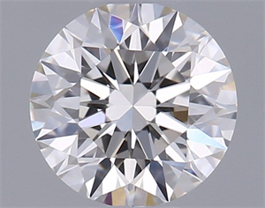 Picture of Natural Diamond 0.40 Carats, Round with Excellent Cut, H Color, VS2 Clarity and Certified by GIA