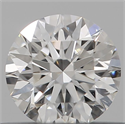 Natural Diamond 0.40 Carats, Round with Excellent Cut, F Color, SI1 Clarity and Certified by GIA