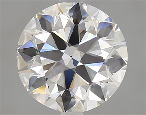 Picture of Natural Diamond 3.01 Carats, Round with Excellent Cut, I Color, VS2 Clarity and Certified by GIA