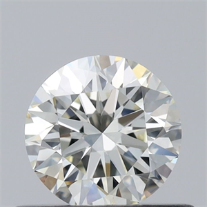 Picture of Natural Diamond 0.50 Carats, Round with Excellent Cut, K Color, VVS1 Clarity and Certified by GIA