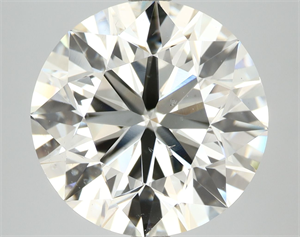 Picture of Natural Diamond 7.01 Carats, Round with Excellent Cut, J Color, SI1 Clarity and Certified by IGI