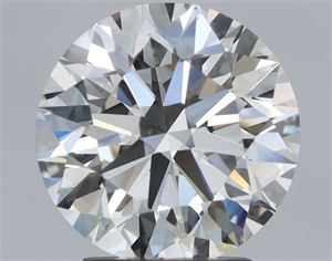 Picture of Natural Diamond 3.02 Carats, Round with Excellent Cut, I Color, VVS1 Clarity and Certified by GIA