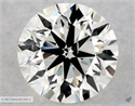 Natural Diamond 0.50 Carats, Round with Very Good Cut, I Color, SI1 Clarity and Certified by GIA