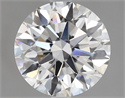 Natural Diamond 2.07 Carats, Round with Excellent Cut, G Color, SI1 Clarity and Certified by GIA