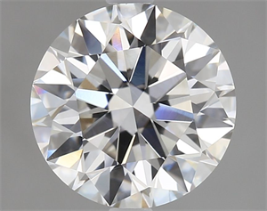 Picture of Natural Diamond 2.07 Carats, Round with Excellent Cut, G Color, SI1 Clarity and Certified by GIA