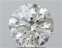 Natural Diamond 2.09 Carats, Round with Excellent Cut, J Color, VS2 Clarity and Certified by GIA