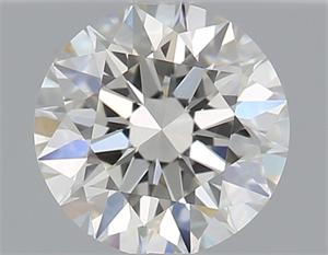 Picture of Natural Diamond 0.55 Carats, Round with Excellent Cut, J Color, VS1 Clarity and Certified by GIA