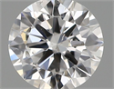 Natural Diamond 0.40 Carats, Round with Excellent Cut, D Color, SI2 Clarity and Certified by IGI