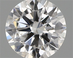 Picture of Natural Diamond 0.40 Carats, Round with Excellent Cut, D Color, SI2 Clarity and Certified by IGI