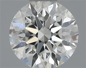 Picture of Natural Diamond 0.43 Carats, Round with Excellent Cut, I Color, VS2 Clarity and Certified by GIA