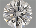 Natural Diamond 0.51 Carats, Round with Excellent Cut, H Color, SI2 Clarity and Certified by IGI