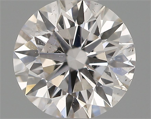 Picture of Natural Diamond 0.51 Carats, Round with Excellent Cut, H Color, SI2 Clarity and Certified by IGI