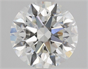 Natural Diamond 1.53 Carats, Round with Excellent Cut, G Color, VS1 Clarity and Certified by GIA