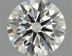 Picture of Natural Diamond 0.56 Carats, Round with Excellent Cut, I Color, VS2 Clarity and Certified by IGI