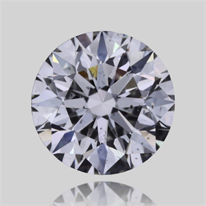 Picture of Natural Diamond 0.40 Carats, Round with Excellent Cut, F Color, SI2 Clarity and Certified by GIA