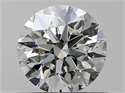 Natural Diamond 0.50 Carats, Round with Excellent Cut, K Color, SI1 Clarity and Certified by GIA