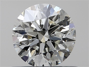 Picture of Natural Diamond 0.50 Carats, Round with Excellent Cut, K Color, SI1 Clarity and Certified by GIA