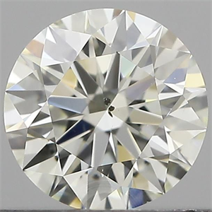 Picture of Natural Diamond 0.50 Carats, Round with Excellent Cut, J Color, SI1 Clarity and Certified by IGI