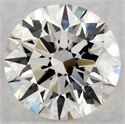 Natural Diamond 0.40 Carats, Round with Excellent Cut, K Color, IF Clarity and Certified by GIA