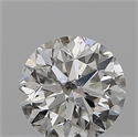 Natural Diamond 0.50 Carats, Round with Good Cut, G Color, SI2 Clarity and Certified by IGI