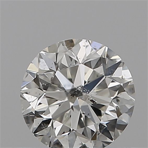 Picture of Natural Diamond 0.50 Carats, Round with Good Cut, G Color, SI2 Clarity and Certified by IGI