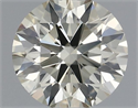 Natural Diamond 0.40 Carats, Round with Excellent Cut, K Color, VS2 Clarity and Certified by IGI