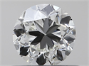 Natural Diamond 0.50 Carats, Round with Good Cut, J Color, VVS2 Clarity and Certified by GIA