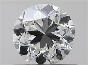 Picture of Natural Diamond 0.50 Carats, Round with Good Cut, J Color, VVS2 Clarity and Certified by GIA