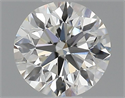 Natural Diamond 0.40 Carats, Round with Excellent Cut, H Color, VVS2 Clarity and Certified by GIA