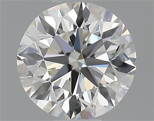 Picture of Natural Diamond 0.40 Carats, Round with Excellent Cut, H Color, VVS2 Clarity and Certified by GIA