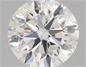 Natural Diamond 0.40 Carats, Round with Very Good Cut, H Color, SI1 Clarity and Certified by GIA