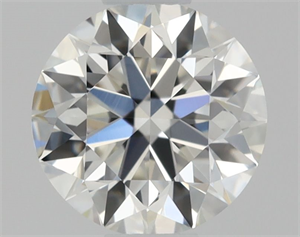 Picture of Natural Diamond 0.40 Carats, Round with Excellent Cut, H Color, VVS1 Clarity and Certified by GIA