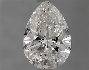 Picture of Natural Diamond 1.02 Carats, Pear with  Cut, G Color, SI2 Clarity and Certified by GIA