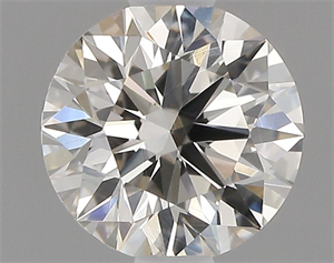 Picture of Natural Diamond 0.56 Carats, Round with Excellent Cut, K Color, VS1 Clarity and Certified by GIA