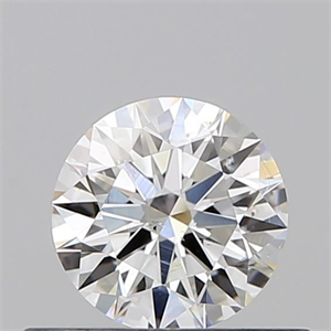 Picture of Natural Diamond 0.42 Carats, Round with Excellent Cut, F Color, SI2 Clarity and Certified by GIA