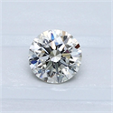 Natural Diamond 0.60 Carats, Round with Very Good Cut, K Color, SI2 Clarity and Certified by GIA