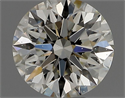 Natural Diamond 0.42 Carats, Round with Excellent Cut, K Color, SI1 Clarity and Certified by GIA