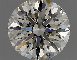 Picture of Natural Diamond 0.42 Carats, Round with Excellent Cut, K Color, SI1 Clarity and Certified by GIA