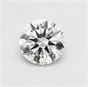 Natural Diamond 2.40 Carats, Round with Excellent Cut, I Color, SI1 Clarity and Certified by GIA