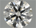 Natural Diamond 0.41 Carats, Round with Excellent Cut, H Color, VS1 Clarity and Certified by IGI